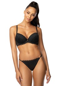 Biustonosz push-up Mat 0198/11/2 Estelle czarny 