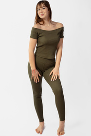Legginsy Dkaren Bayo-Le khaki