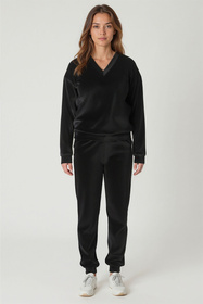 Komplet bluza+spodnie Vivisence 9202kmpl czarny