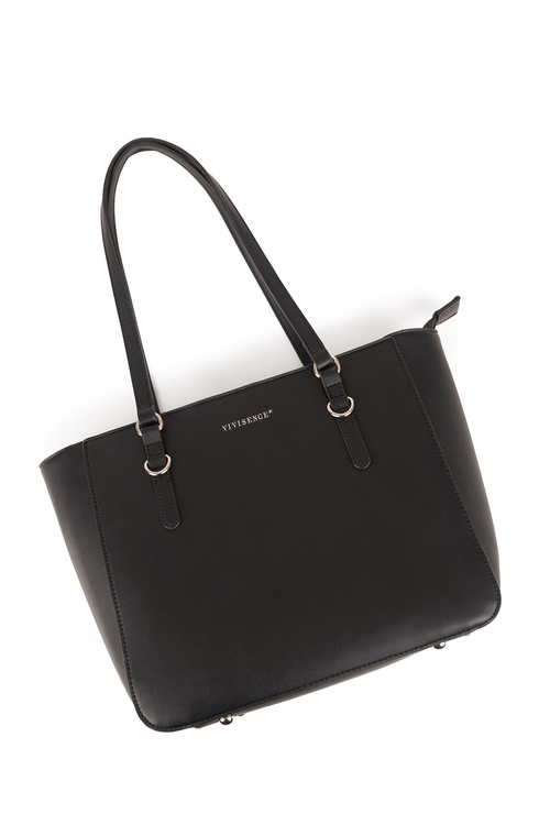 Vivisence T0017 torebka na ramię z zamkiem black