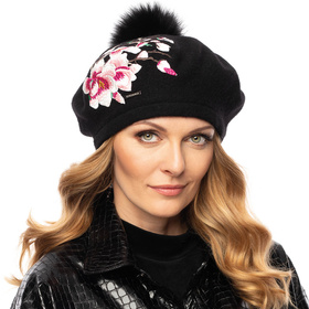 Vivisence 7067 Nakrycie głowy beret, czarny
