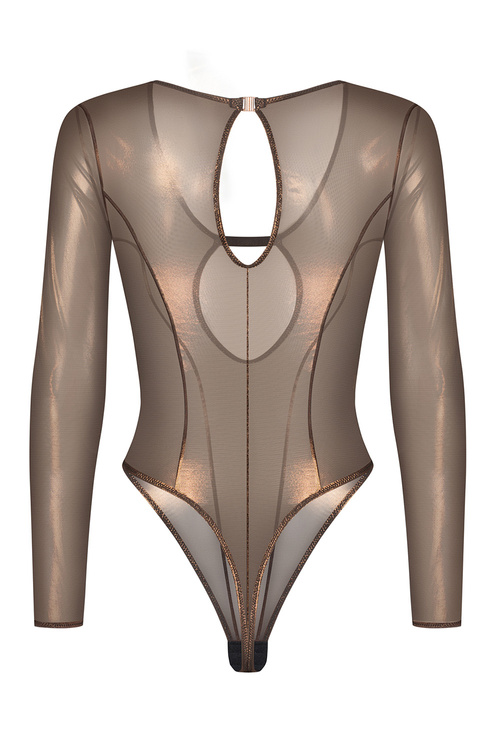 Body sexy Obsessive Soranna long-sleeved teddy black