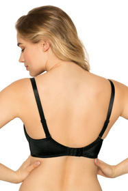 Gaia 639 Jean Biustonosz push-up, czarny