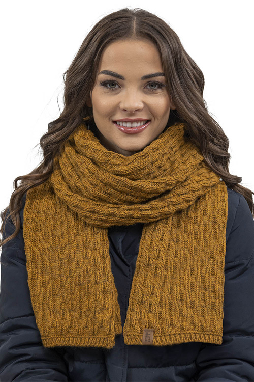 Vivisence 7015S Szalik lub apaszka szalik, ciemny żółty