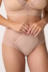 Babell BBL 222 wysokie figi z bawełny beige