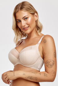 Biustonosz półusztywniany Azal Pola beżowy 