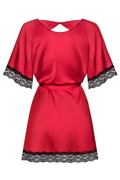 Obsessive Sensuelia robe Nocna szlafrok, czerwony