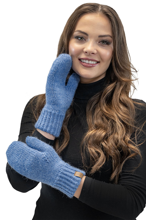 Komplet czapka+szalik+rękawiczki Vivisence 7015 Kmpl+R jeans