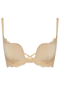 Biustonosz push-up Henderson Delis 36121 beżowy