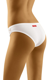 Wol-Bar Soft Cushy Majtki figi, biały