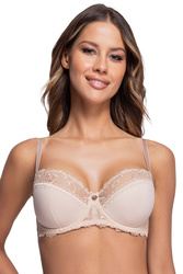 Biustonosz półusztywniany Ava 1030 Novato Maxi beż