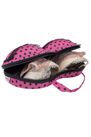 Podróżne etui na biustonosze z akcesoriami Kontri E1002 ciemnoróżowy