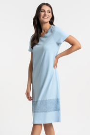 Moraj PDK2600-013 koszula nocna z krótkim rękawem blue