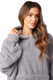 Komplet kocobluza i skarpety Vivisence 5028Kmpl szary