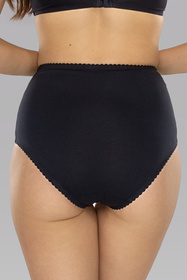 Wysokie figi Mitex Eva 3-pak czarny