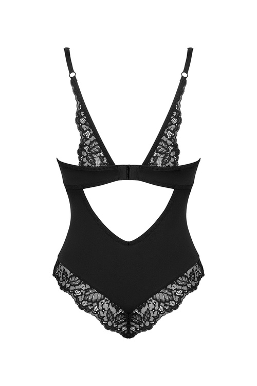 Body sexy Obsessive Bellastia teddy czarny