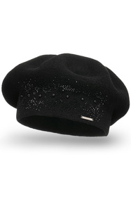 Vivisence 7050 Nakrycie głowy beret, czarny