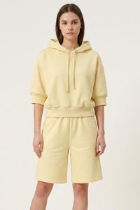 Vivisence 9210kmpl komplet szorty i bluza z kapturem bananowy