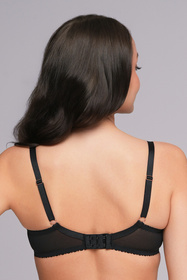 Ava 2256 Asielle biustonosz usztywniany, koronkowe wykończenia black