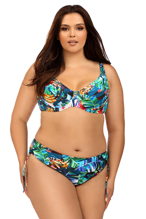 Lorin L3134/3 bikini z fiszbinami klasyczne figi wielokolorowy