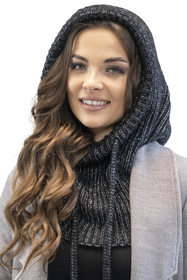 Kaptur balaclava Vivisence 70102 czarny