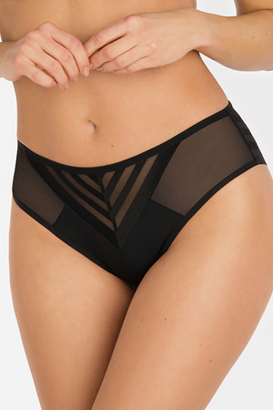 Majtki brazyliany Gorsenia K812 Yoko czarny