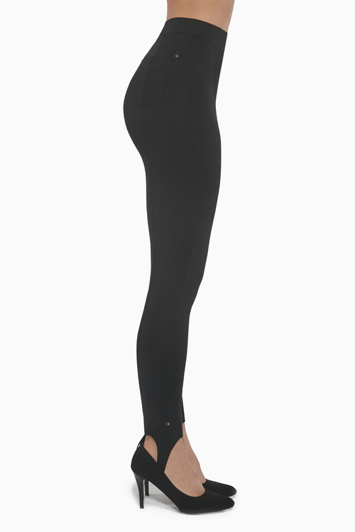 Bas Bleu Synthia Legginsy klasyczne, black