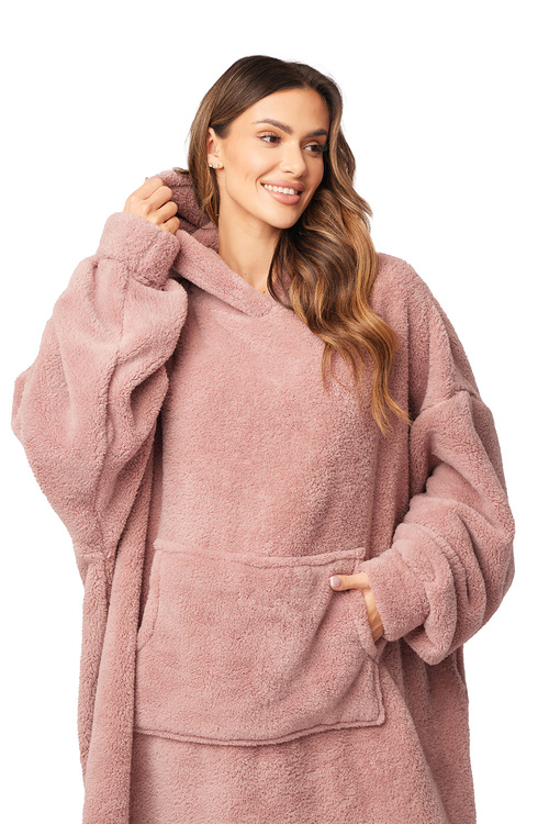 Komplet kocobluza i skarpety Vivisence 5028Kmpl różowy