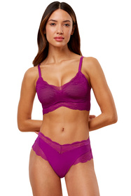 Biustonosz usztywniany Triumph 10215939 Lift Smart P EX 3088-purple