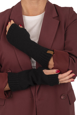 Rękawiczki dzianinowe Vivisence 7215 czarny