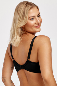 Biustonosz półusztywniany Azal Pola czarny