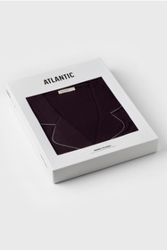 Atlantic NLP 495 piżama damska koszulowa z długim rękawem kamienny