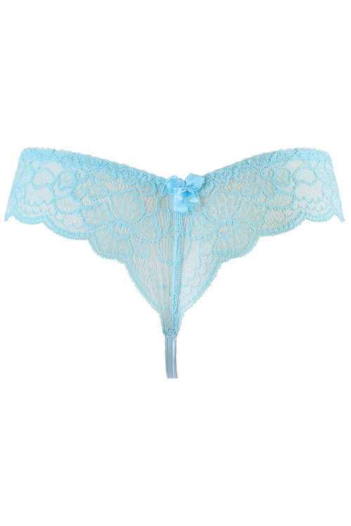 Axami V-10128 Majtki stringi, błękitny
