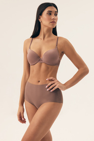 Wysokie figi Henderson Bump 2 2-pack 42854 K002 mokka/czarny