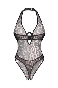 Body sexy Obsessive Addia crotchless teddy black