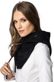 Komplet balaclava kaptur+rękawiczki Vivisence 7097Kmpl czarny