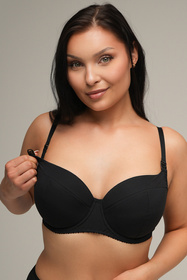 Biustonosz do karmienia Ava 2203 Maxi black