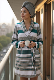 Szlafrok Vivisence 5030 zielony