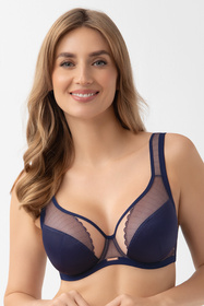 Biustonosz miękki Gorsenia K441/1 Luisse granatowy