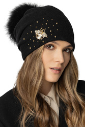 Czapka Vivisence 7079 czarny