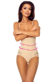 Lapinee 7006 Ofelia body wyszczuplające pod biustem beż