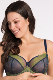 Biustonosz miękki Gorsenia K798 Arianna granatowy 