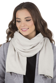 Vivisence 7005Kmpl Komplet beret+szalik, beżowy