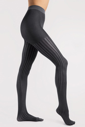 Wyrób pończoszniczy rajstopy Fiore Colour Story 30 DEN G6097 graphite