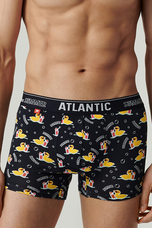Bokserki Atlantic 2MHH-007 2-pack granat/róż