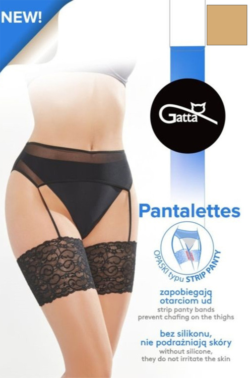 Gatta Pantalettes 01 opaski na uda koronkowe bez silikonu visione