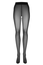Obsessive Norless rajstopy z otwartym krokiem black
