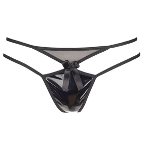 Axami V-6478 Noir Majtki stringi, czarny