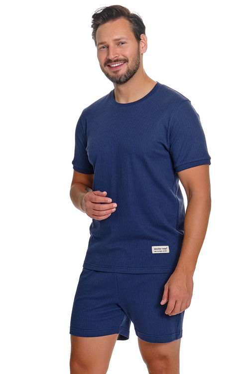 Doctor Nap PMB.7413 piżama męska krótki rękaw cosmos