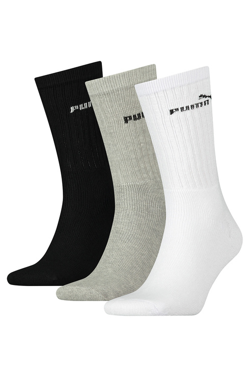 Puma 7308 3-pack Skarpety za kostkę, multicolors
